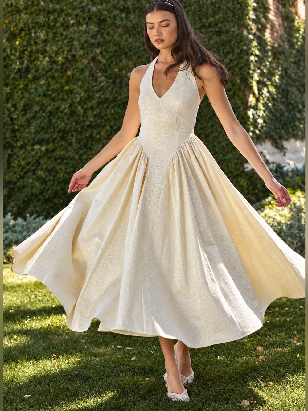 Hutch Alara Dress Buttercream Size 12 NWT Anthropologie